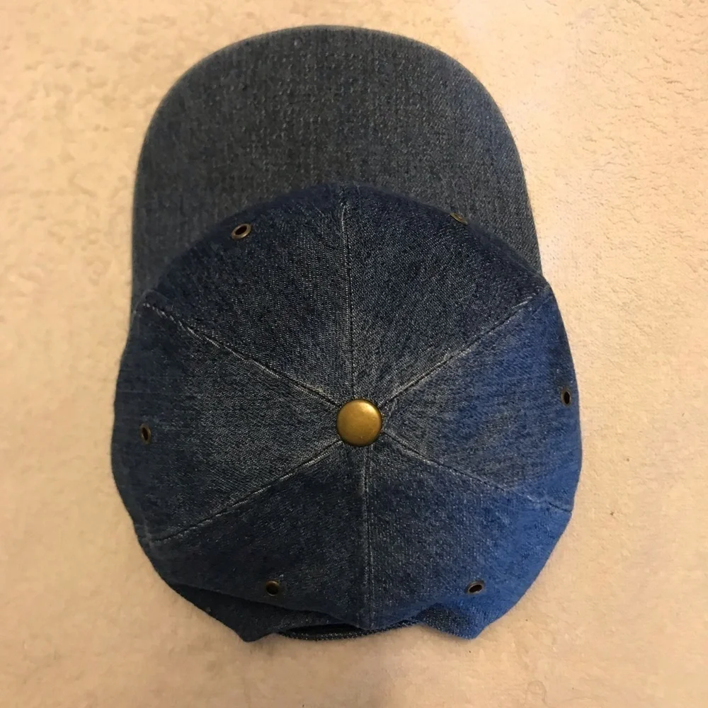 Faded Glory Adjustable faux Blue Jean Ball Cap